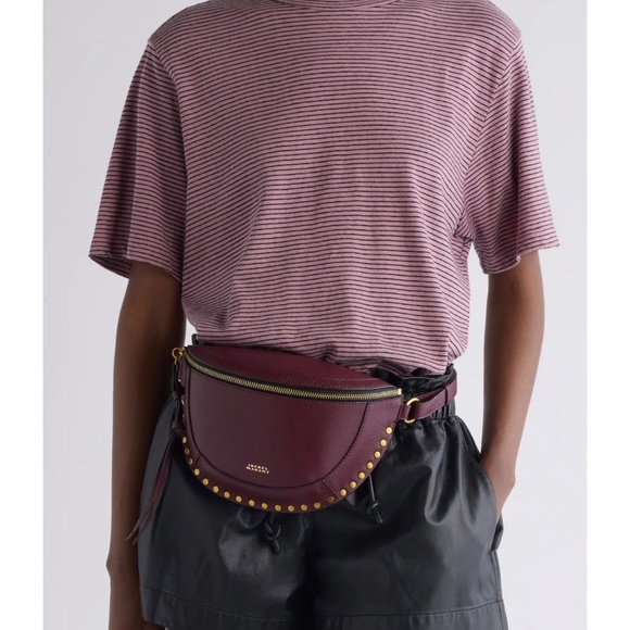 Isabel Marant Oskan Moon Burgundy bag - Picture 2 of 7